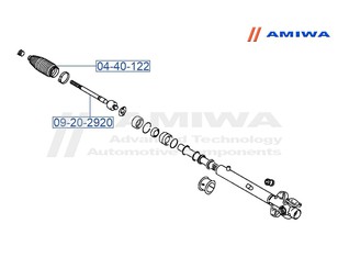 Пыльник рулевой рейки для Mitsubishi L200 (KB) 2006-2016 новый