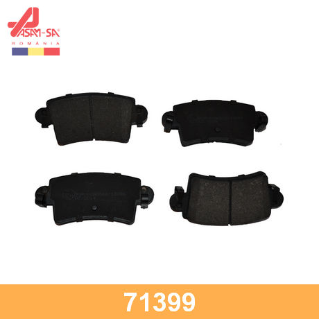 71399 Asam Колодки тормозные задние дисковые к-кт от производителя по ...