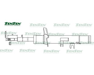 Амортизатор передний левый Газомасляный для Citroen C2 2003-2008 новый