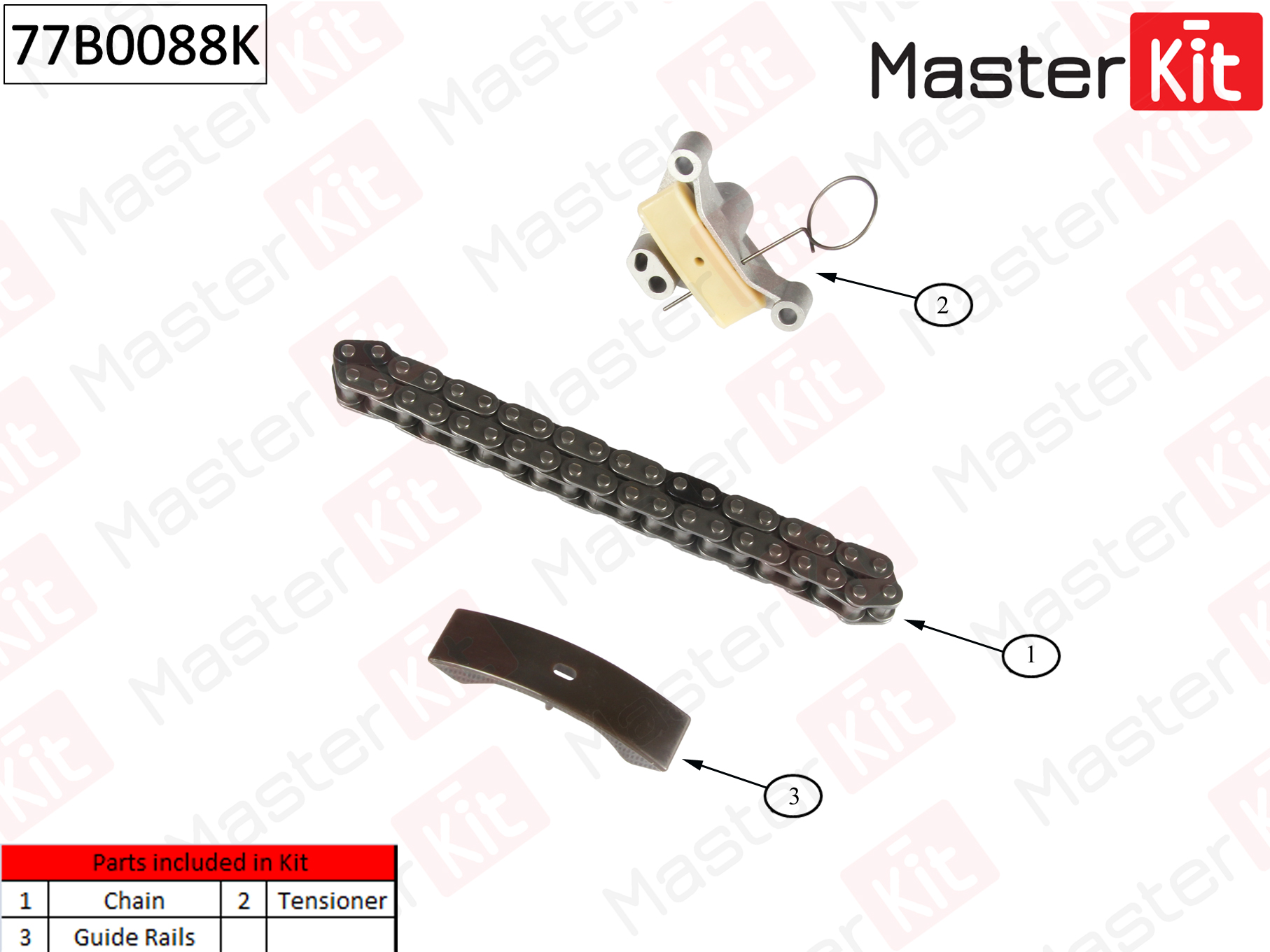 77B0088K Master Kit Цепь ГРМ к-кт от производителя по спец цене купить ...