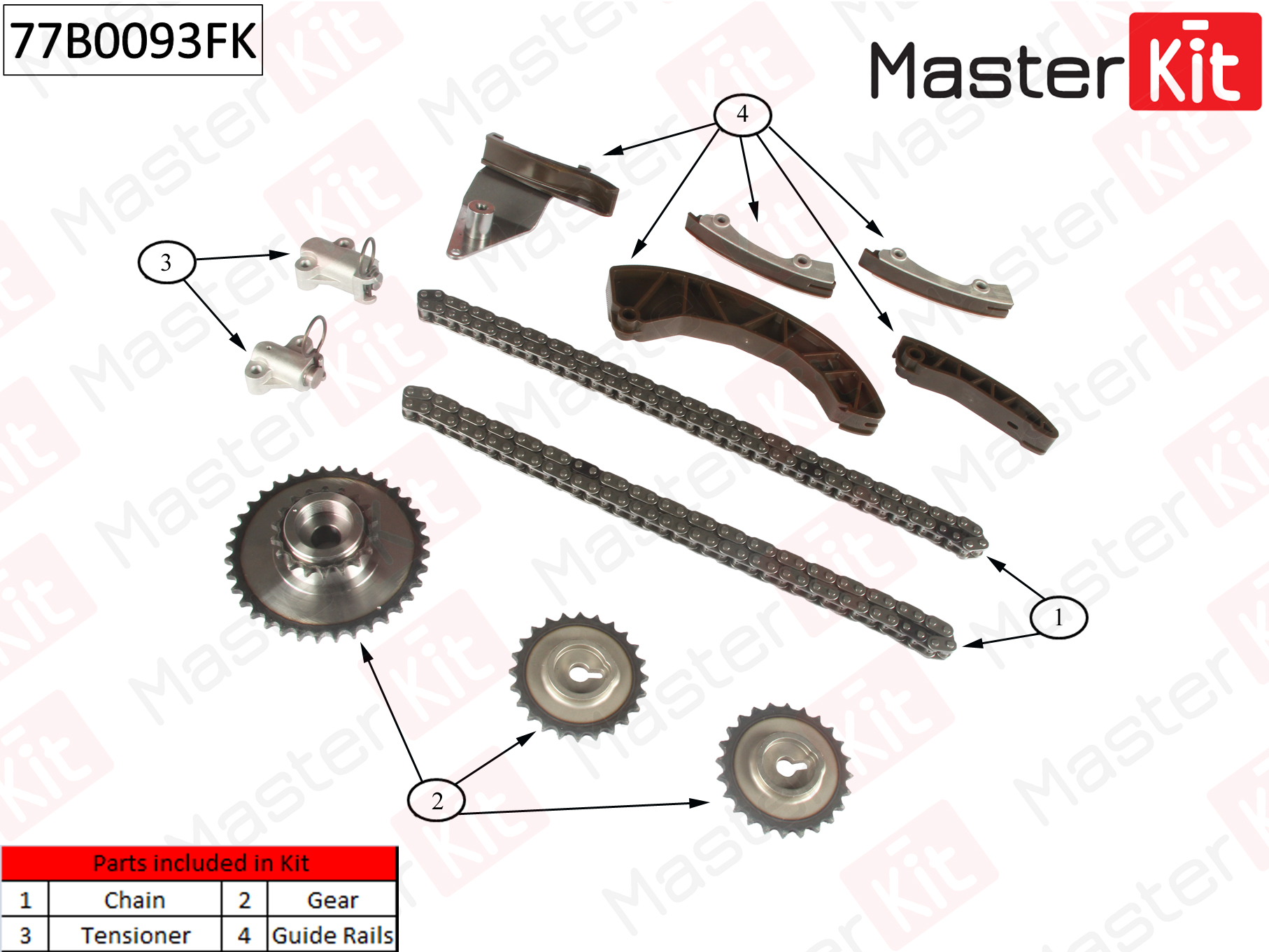 Masterkit цепь грм