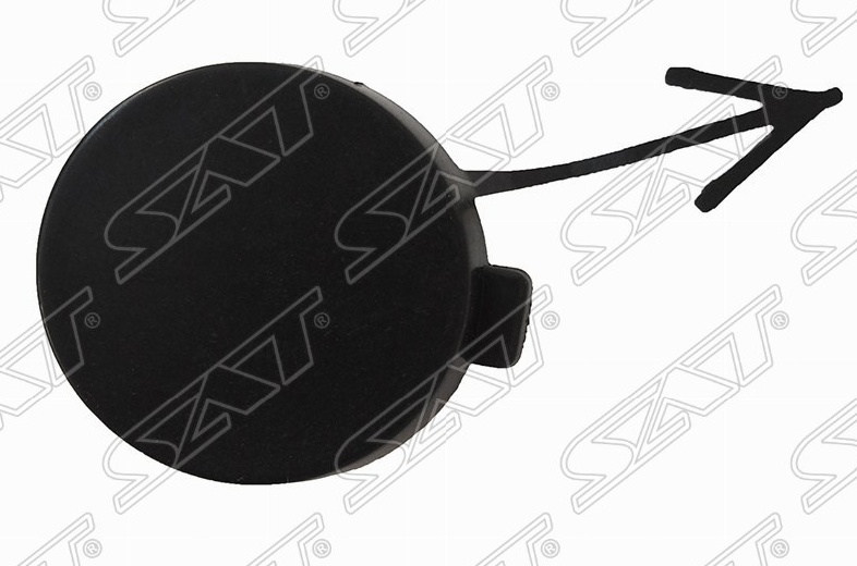 Заглушка под крюк Volkswagen Golf 08-16 (Спереди/ 5D HBK)