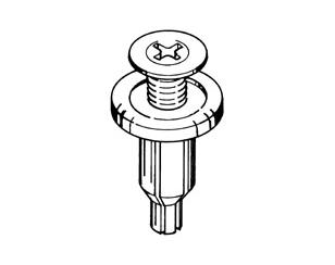 Крепеж (клоп) для Honda Shuttle/Odyssey (RA) 1994-1999 новый