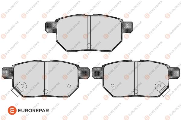Колодки тормозные задние дисковые к-кт