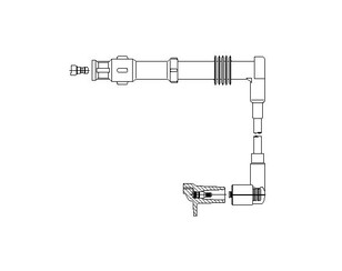 Провод высокого напряжения для VW Golf III/Vento 1991-1997 новый