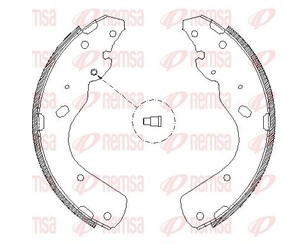 Колодки барабанные к-кт для Ford Ranger 1998-2006 новый