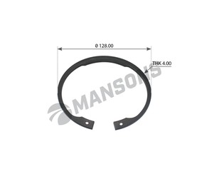 Кольцо стопорное ступицы для BPW ECO MAX 1996> новый