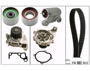 Насос водяной (помпа) + к-кт ремня ГРМ для Mazda Mazda 6 (GG) 2002-2007 новый