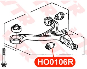 Сайлентблок переднего рычага наружный для Honda Prelude 1992-1996 новый