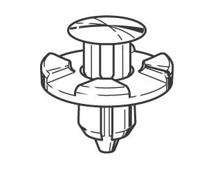 Крепеж (клоп) для Nissan King Cab D21 1985-1998 новый