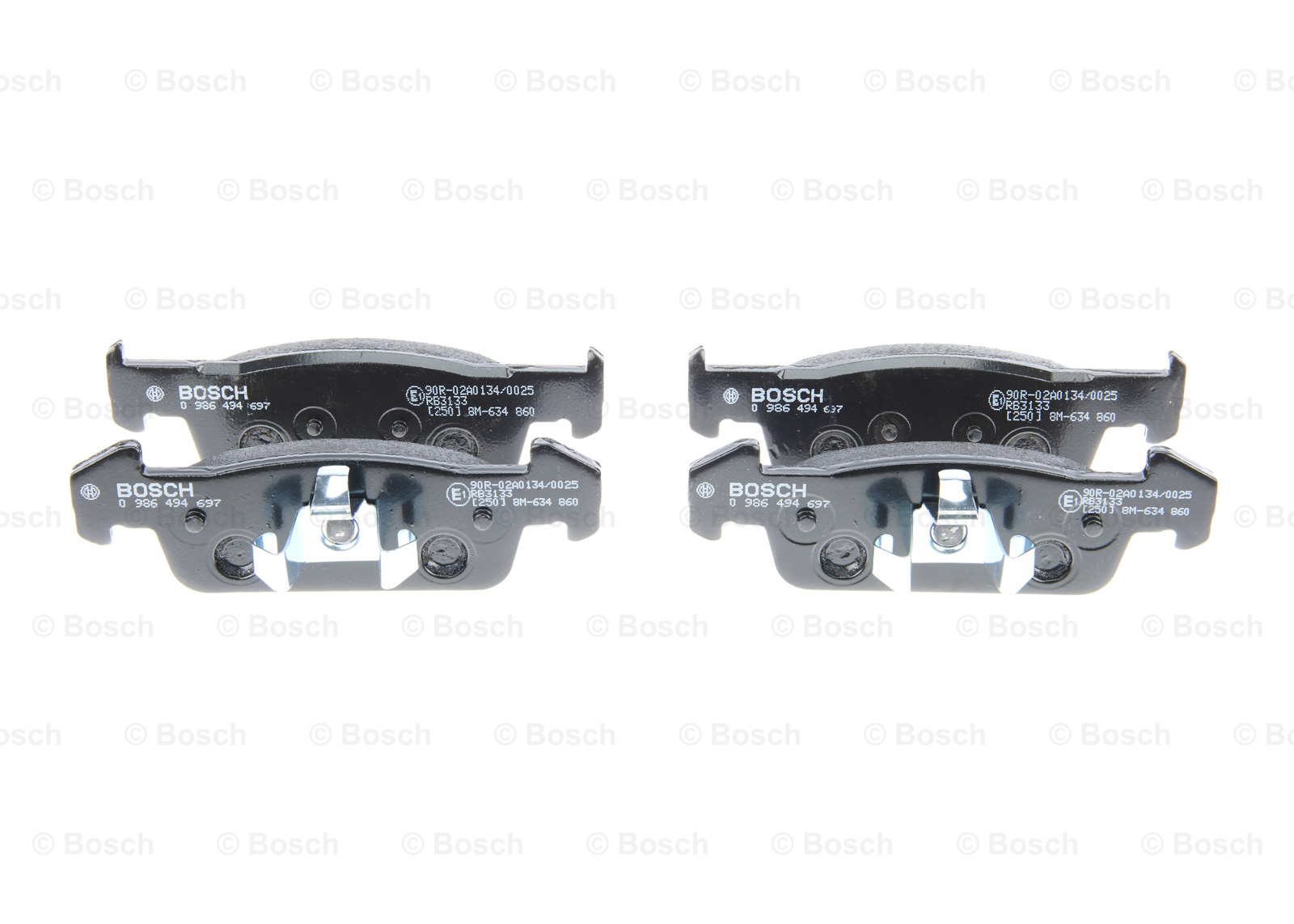 BOSCH 0986494697 Колодки тормозные передние к-кт