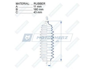 Пыльник рулевой рейки для Nissan Almera N15 1995-2000 новый