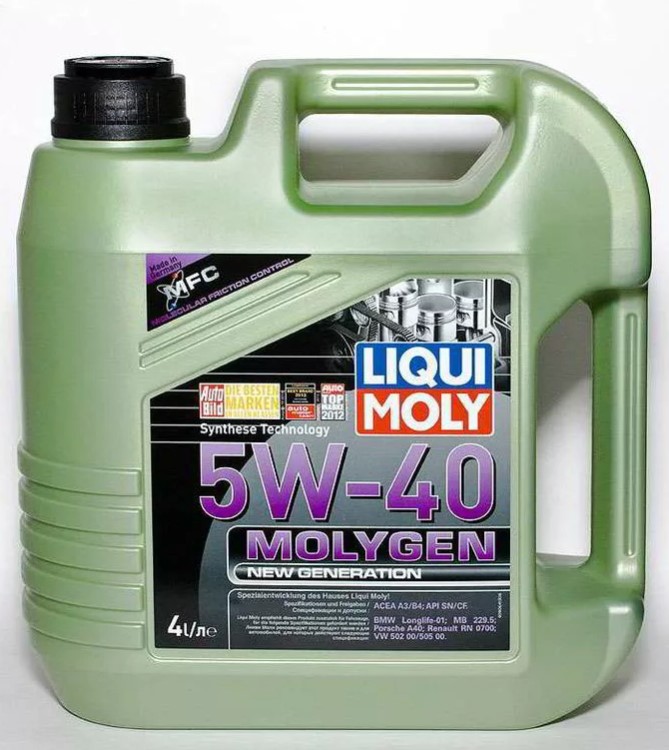 Масло LIQUI MOLY MOLYGEN NEW GENERATION 5W40 4Л купить в ЕвроАвто