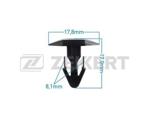 Крепеж (клоп) нажимной-1 для Honda Civic Aerodeck 1998-2000 новый