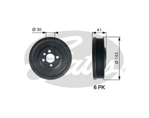 Шкив коленвала для Audi A4 [B8] 2007-2015 новый