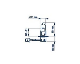 Лампа 12 для Mitsubishi Carisma (DA) 1995-1999 новый