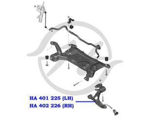 Рычаг передний правый для Ford Focus III 2011-2019 новый