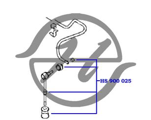 Стойка заднего стабилизатора для Acura MDX 2001-2006 новый