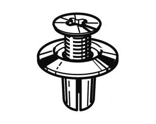 Крепеж (клоп) для Kia Sephia/Shuma 1996-2001 новый