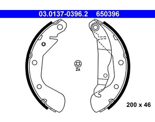 Колодки барабанные к-кт для Chevrolet Lanos 2004-2010 новый