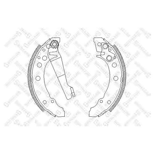Колодки барабанные к-кт