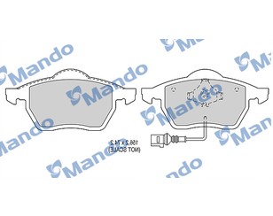 Колодки тормозные передние к-кт для Audi TT(8N) 1998-2006 новый