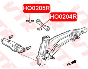 Сайлентблок заднего рычага для Honda Civic (MA, MB 5HB) 1995-2001 новый