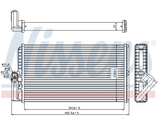 Радиатор отопителя для Mercedes Benz TRUCK ACTROS I 1996-2002 новый