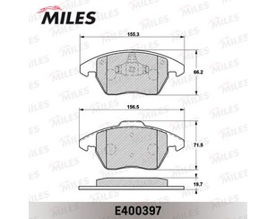 Колодки тормозные передние к-кт для Peugeot 3008 2010-2016 новый