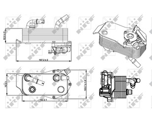 Радиатор (маслоохладитель) АКПП для BMW 1-serie E87/E81 2004-2011 новый