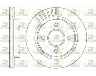 Диск тормозной задний для Ford Mondeo I 1993-1996 новый