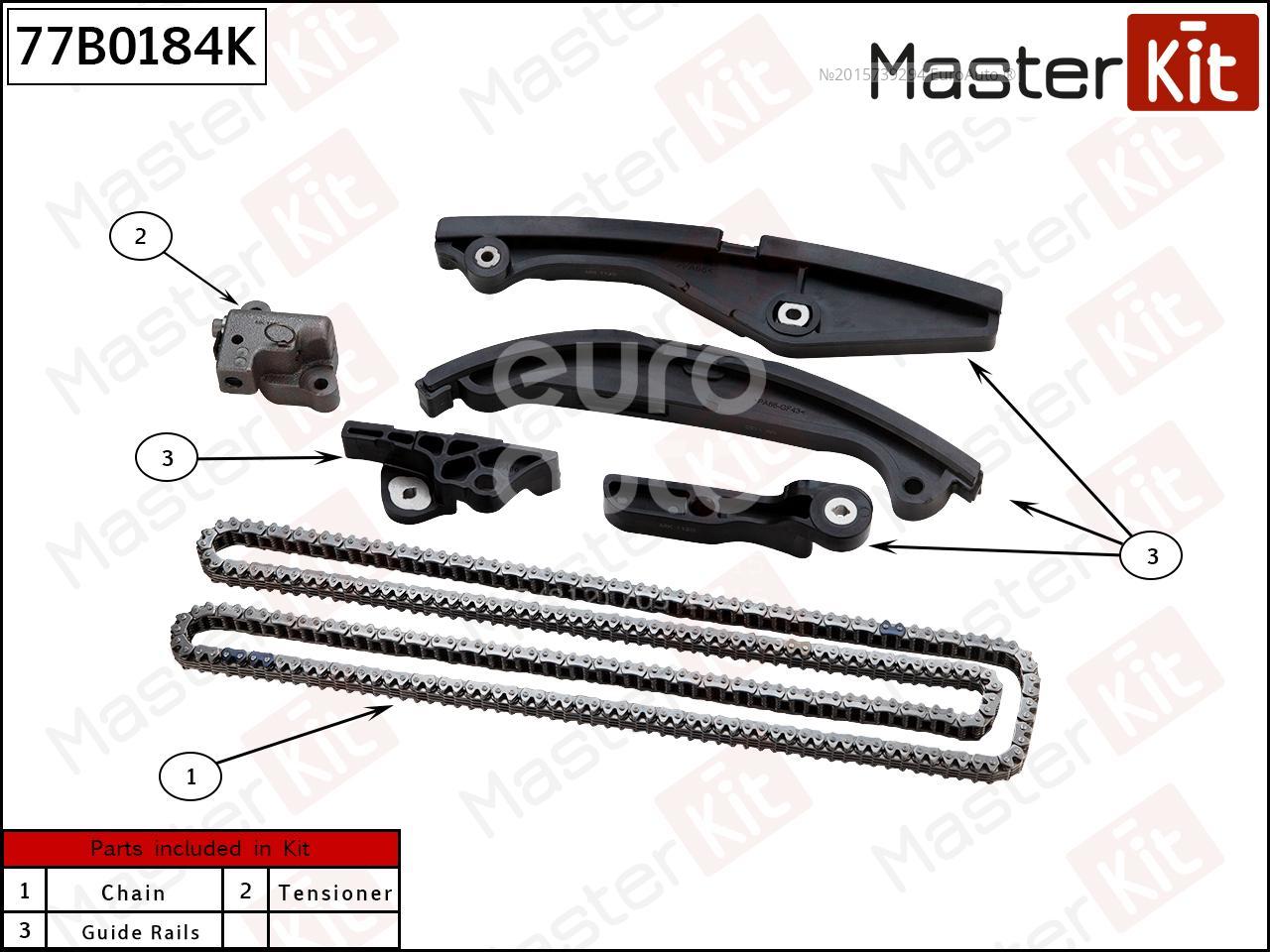 77B0184K Master Kit Цепь ГРМ к-кт от производителя по спец цене купить в  Симферополе