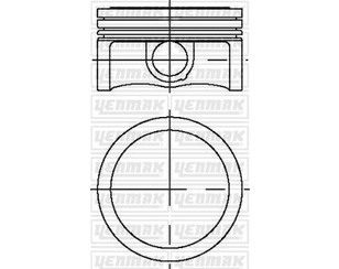 Поршень для Opel Meriva 2003-2010 новый