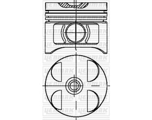 Поршень для Mercedes Benz W210 E-Klasse 1995-2000 новый