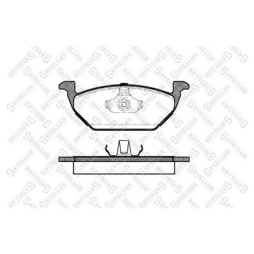 Колодки тормозные передние к-кт