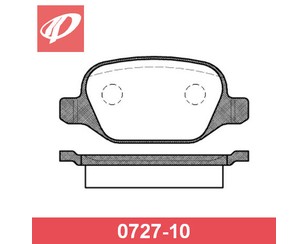 Колодки тормозные задние дисковые к-кт для Alfa Romeo GT 2004-2010 новый