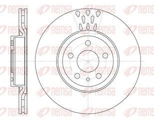 Диск тормозной передний вентилируемый для Alfa Romeo 147 2001-2010 новый