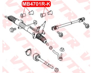 Сайлентблок рулевой рейки для Mercedes Benz W251 R-Klasse 2005-2017 новый