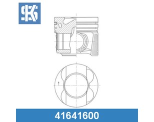 Поршень для Mercedes Benz W246 B-klasse 2012-2018 новый