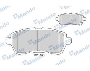 Колодки тормозные передние к-кт для Mazda Mazda 2 (DE) 2007-2014 новый