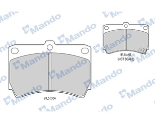 Колодки тормозные передние к-кт для Mazda Demio (DW) 1996-2002 новый