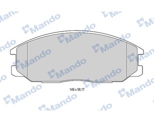 Колодки тормозные передние к-кт для Hyundai Starex H1 1997-2007 новый