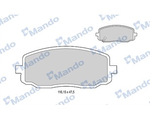 Колодки тормозные передние к-кт для Kia Picanto 2004-2011 новый