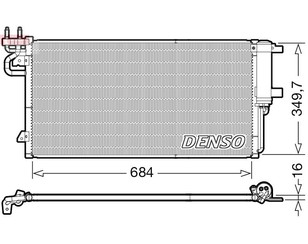 Радиатор кондиционера (конденсер) для Ford Kuga 2012-2019 новый