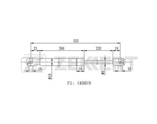 Амортизатор двери багажника для Ford Focus I 1998-2005 новый