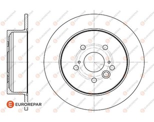 Диск тормозной задний к-кт для TAGAZ Vortex Tingo 2010-2014 новый