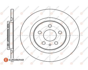 Диск тормозной задний к-кт для Citroen C8 2002-2014 новый