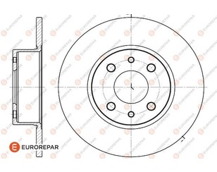 Диск тормозной задний к-кт для Alfa Romeo 156 1997-2005 новый