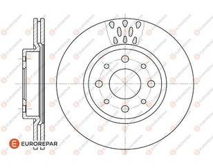 Диск тормозной передний к-кт для Fiat Barchetta 1995-2005 новый