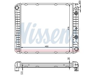 Радиатор основной для Volvo 240/260 1974-1993 новый